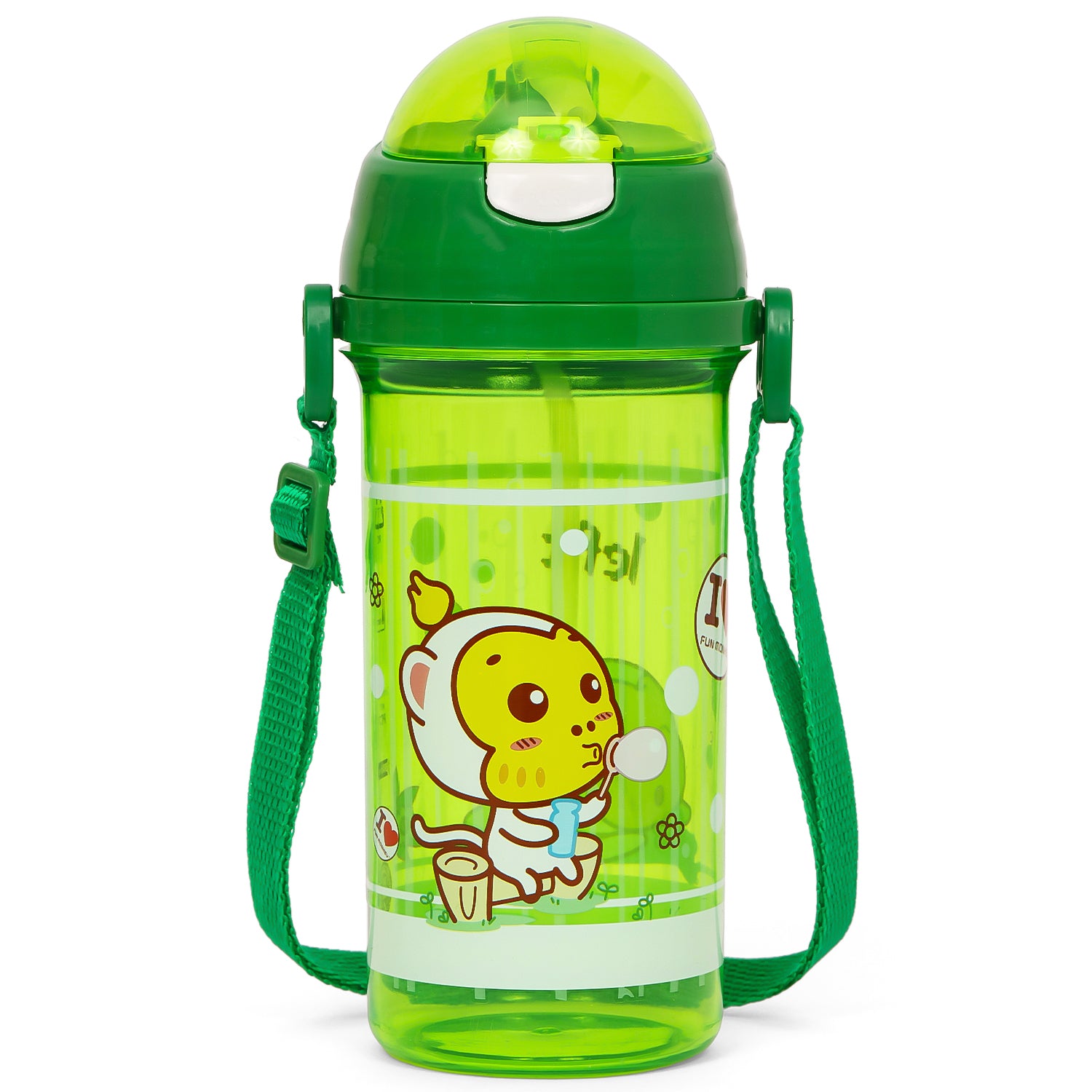 EAZY KIDS Water Bottle 600ml - Green