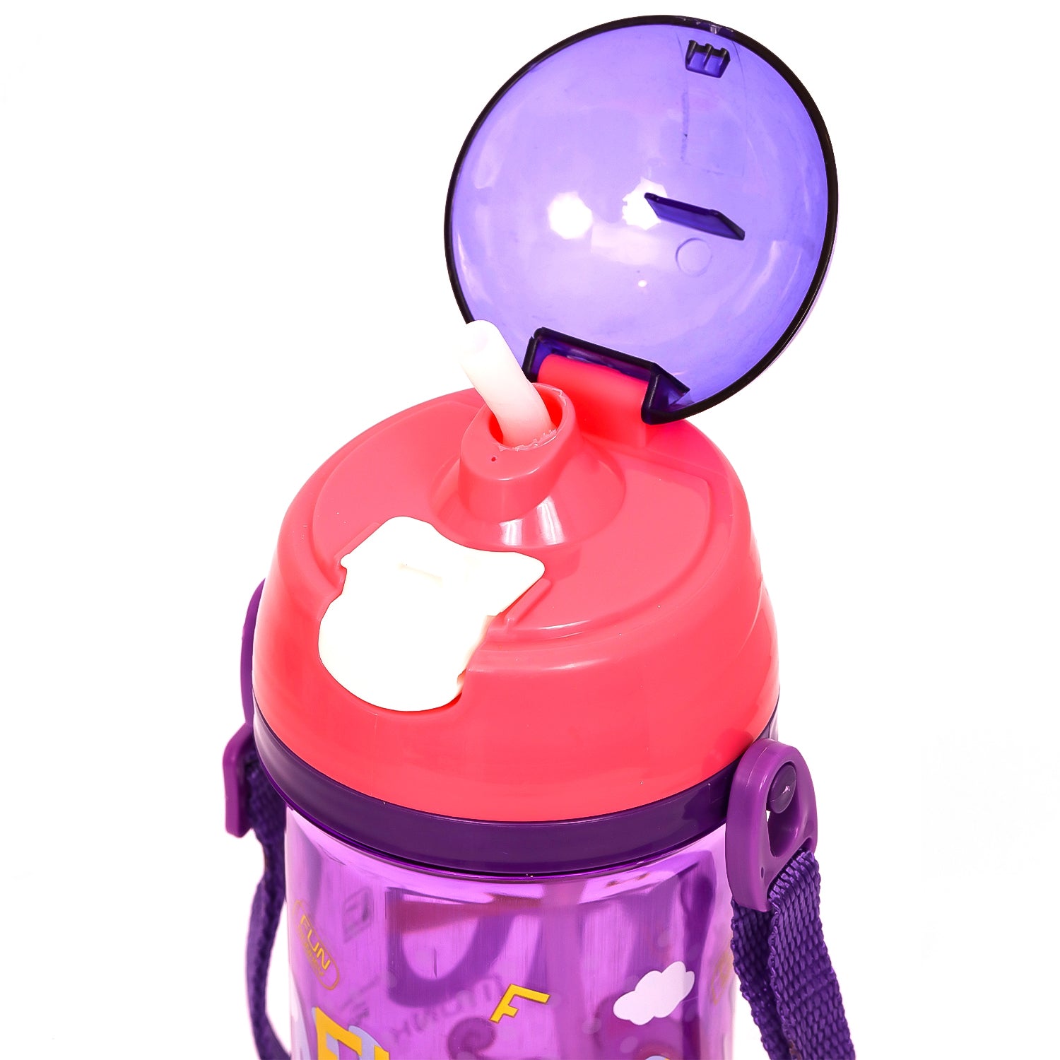 EAZY KIDS Water Bottle 600ml - Purple