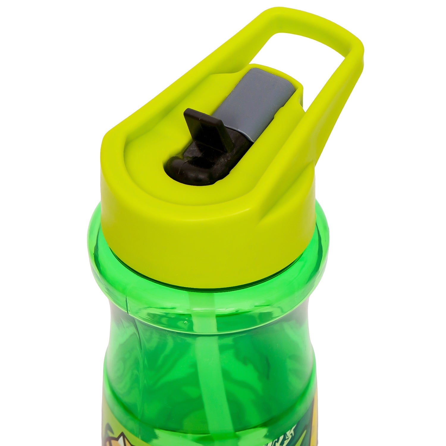 EAZY KIDS Water Bottle 500ml wt Straw - Green