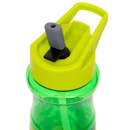 EAZY KIDS Water Bottle 500ml wt Straw - Green