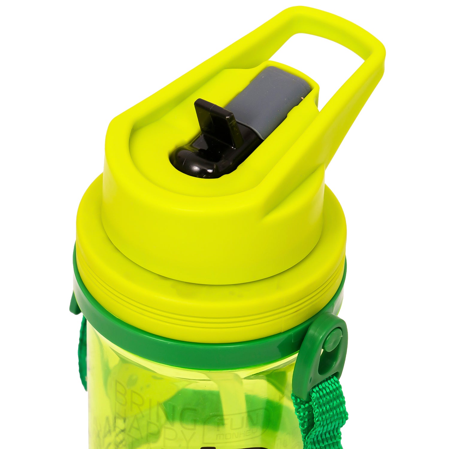 EAZY KIDS Water Bottle 500ml wt Straw - Green