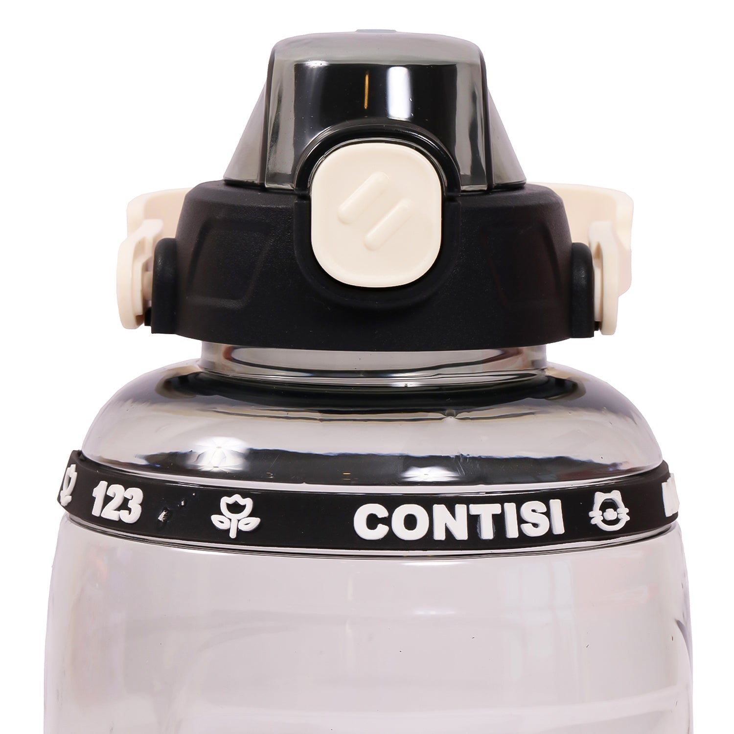 زجاجة مياه إيزي كيدز 800 مل - أسود