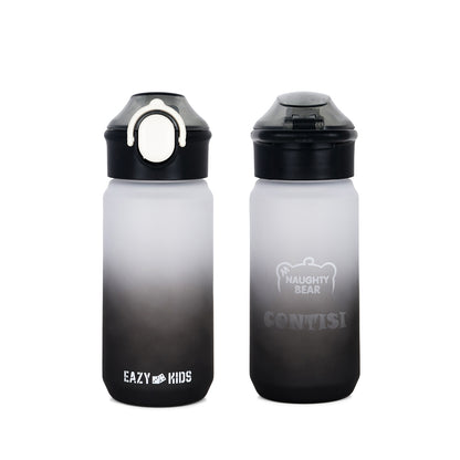 EAZY KIDS Water Bottle 500ml wt Handle - Black