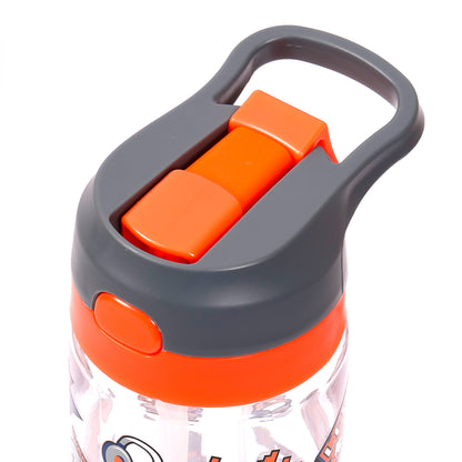 EAZY KIDS Tritan Water Bottle w/Spray, Dinosaur - Grey, 750ml