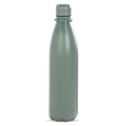 EAZY KIDS Steel Water Bottle, 1L Green