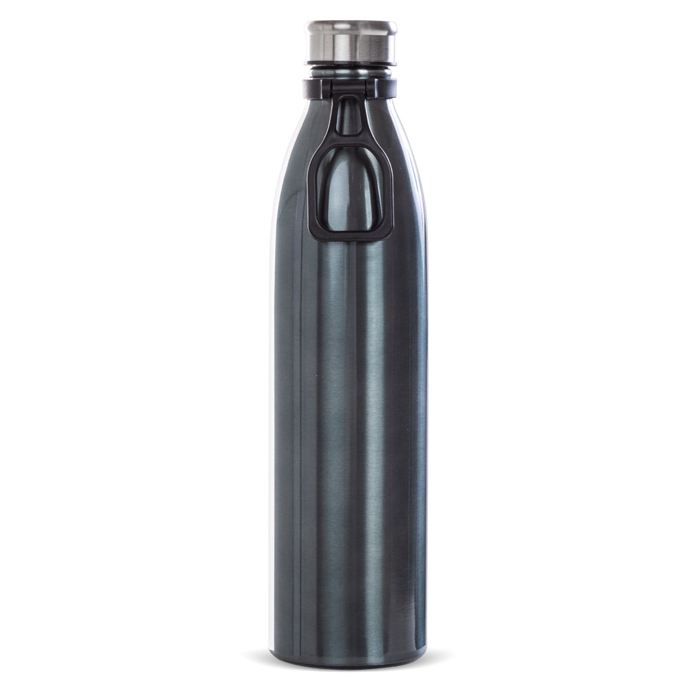 EAZY KIDS Steel Water Bottle, 1150ml Black