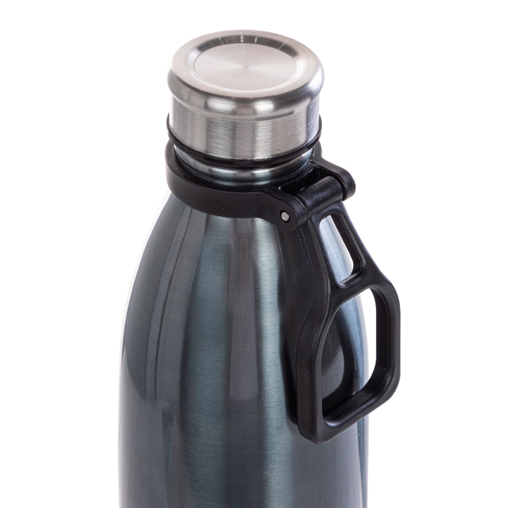 EAZY KIDS Steel Water Bottle, 1150ml Black