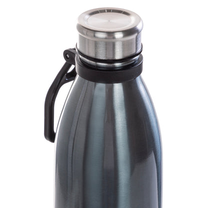 EAZY KIDS Steel Water Bottle, 1150ml Black