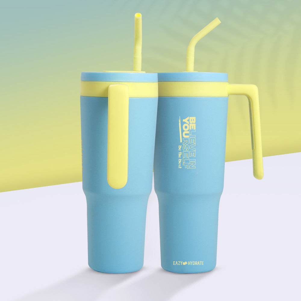 EAZY KIDS Be You Bottle Tumbler, 1200ml Blue