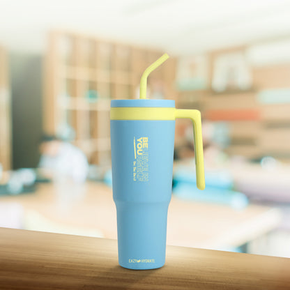 EAZY KIDS Be You Bottle Tumbler, 1200ml Blue