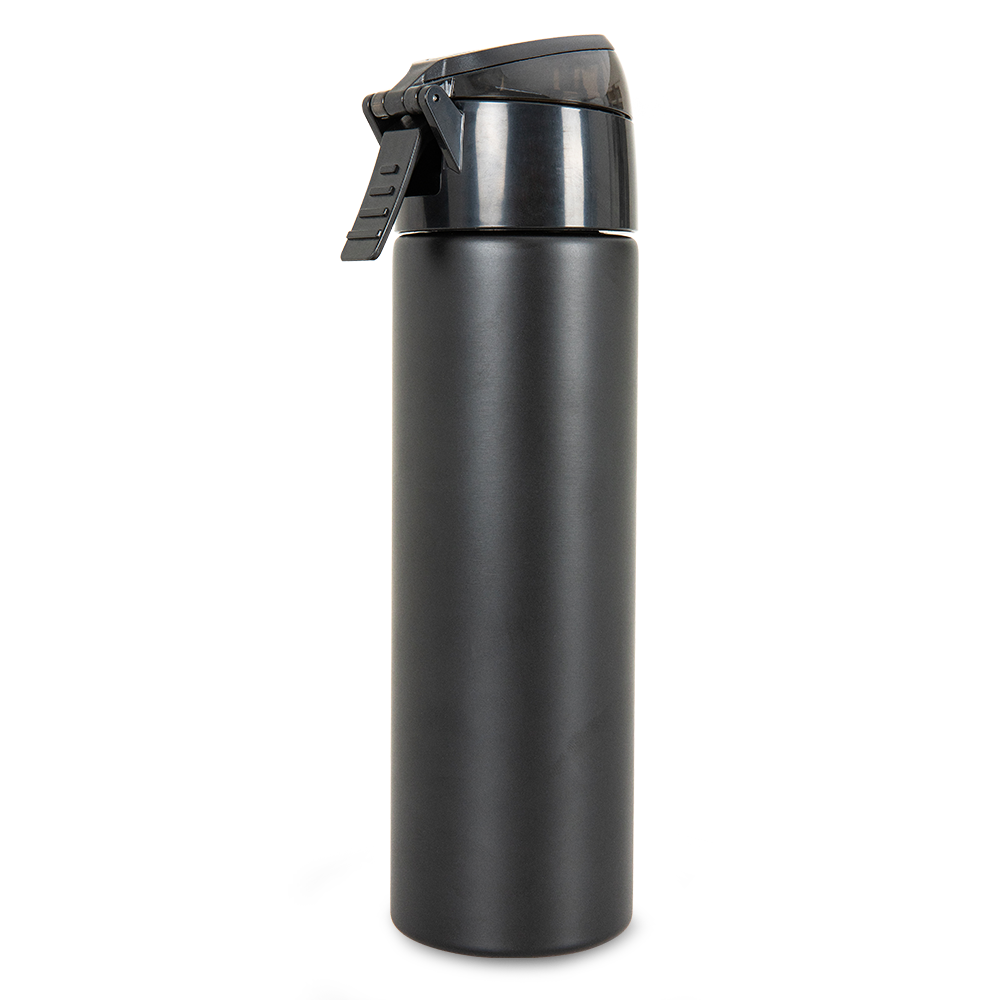 Eazy Kids - Insulated Stainless Steel Water Bottle w/Spray , 640ml Black