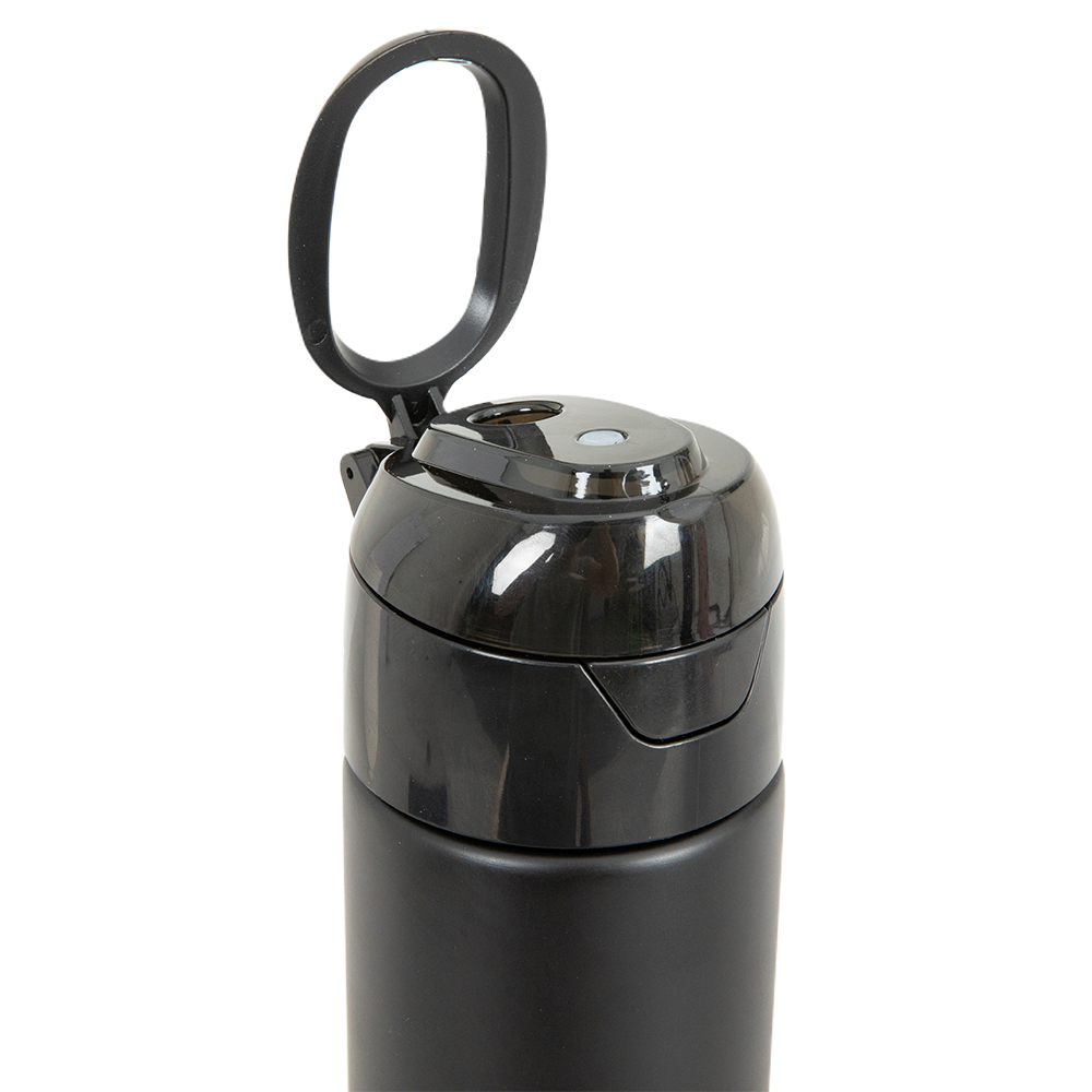 Eazy Kids Personalized - Insulated Stainless Steel Water Bottle w/Spray , 640ml Black