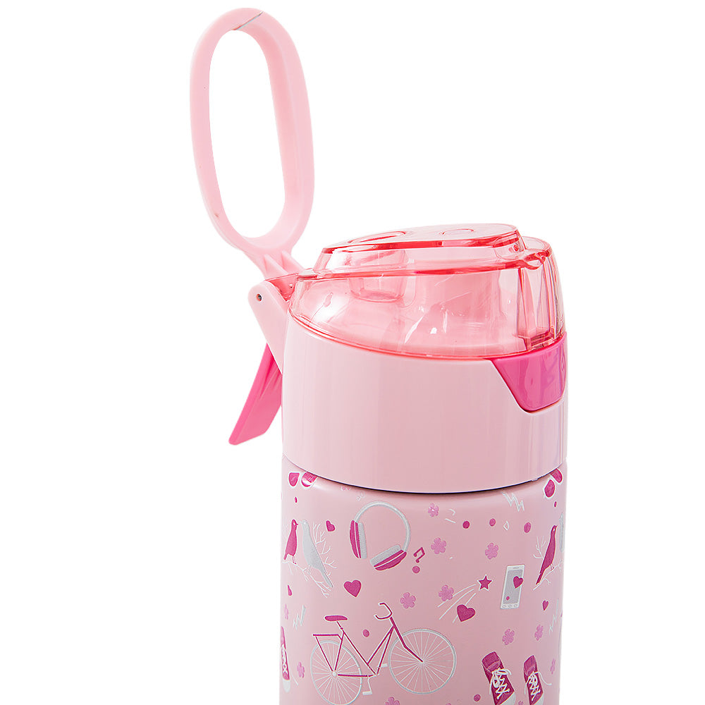 Eazy Kids Personalized - Insulated Stainless Steel Water Bottle w/Spray, Life 640ml - Pink