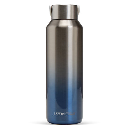 EAZY KIDS Stainless Steel Water Bottle, 710ml Silver