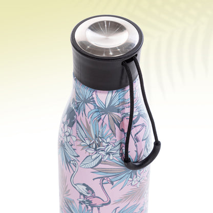 EAZY KIDS Steel Water Bottle, 760ml Floral