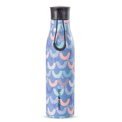 EAZY KIDS Steel Water Bottle, 760ml Half Moon