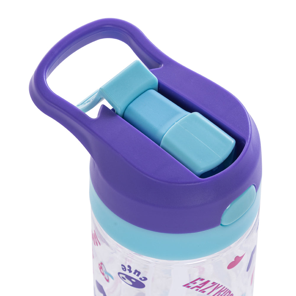 EAZY KIDS -Tritan Water Bottle W/Spray 500ml - Purple