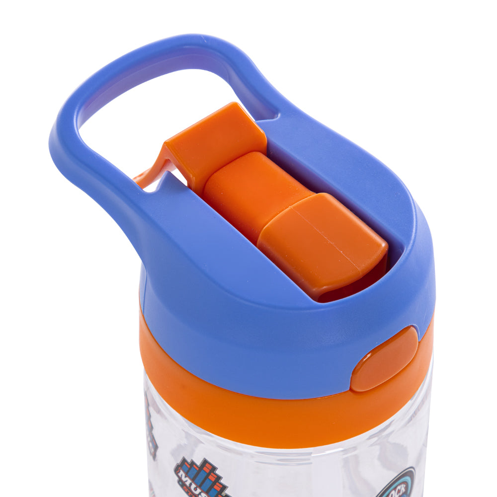 EAZY KIDS -Skater Tritan Water Bottle W/Spray 500ml - Blue