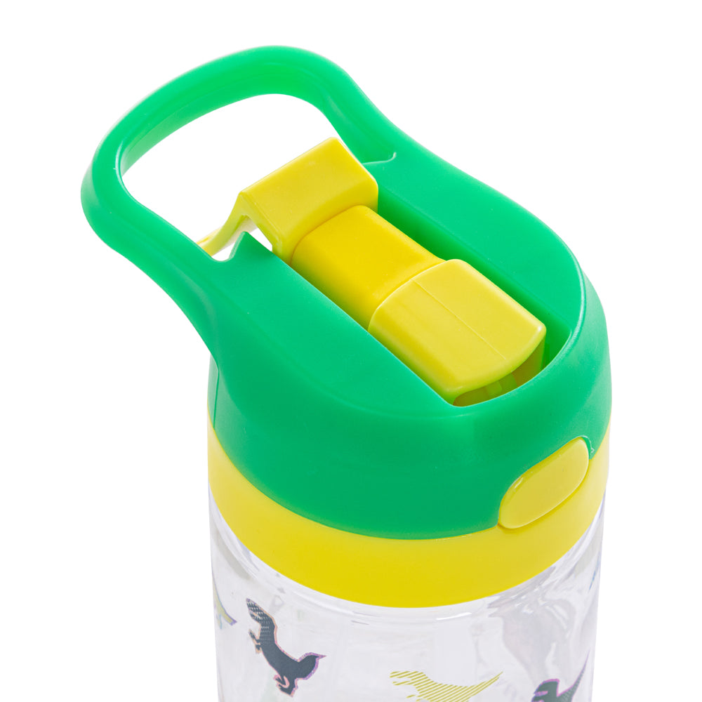 EAZY KIDS -Dinosaur Tritan Water Bottle W/Spray 500ml - Green