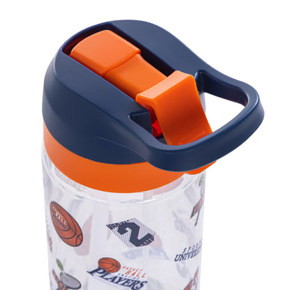 EAZY KIDS -Basket Ball Tritan Water Bottle W/Spray 750ml - Blue