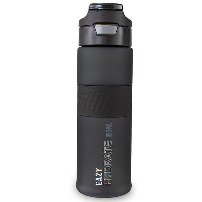 Eazy Kids Personalized Tritan Water Bottle 850ml with Spout Lid & Handle - Phantom Black