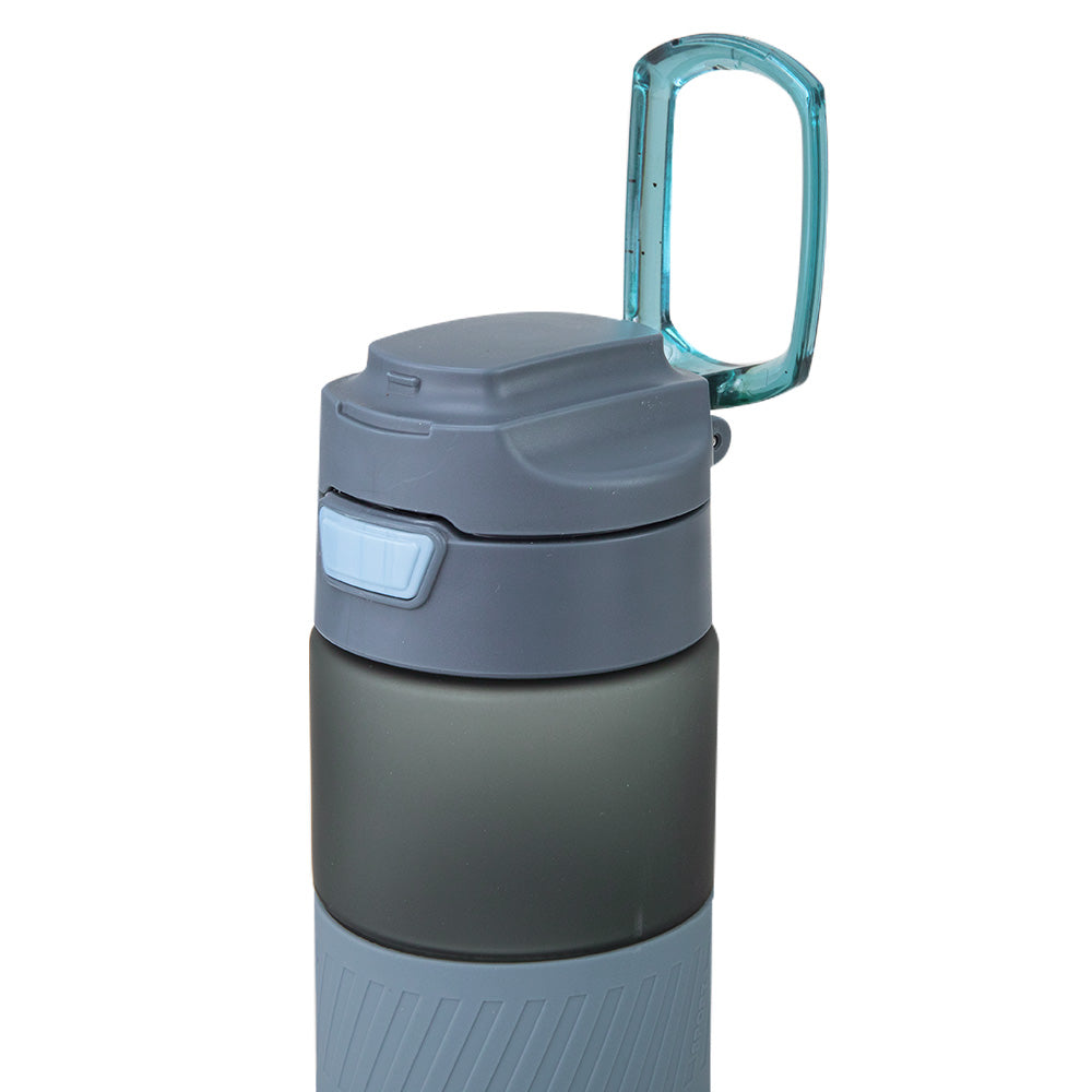 Eazy Kids Personalized Tritan Water Bottle 850ml with Spout Lid & Handle - Storm Navy