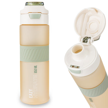 Eazy Kids Tritan Water Bottle 850ml with Spout Lid & Handle - Ivory
