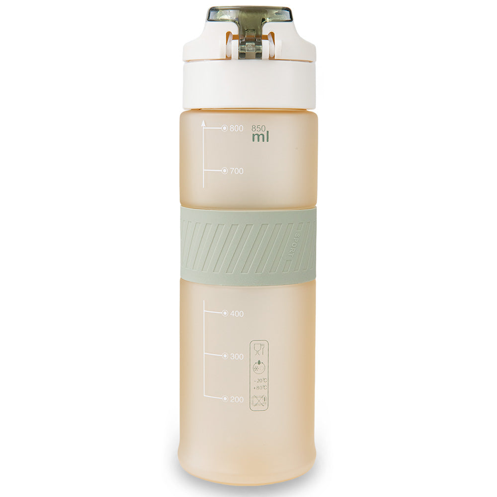 Eazy Kids Tritan Water Bottle 850ml with Spout Lid & Handle - Ivory