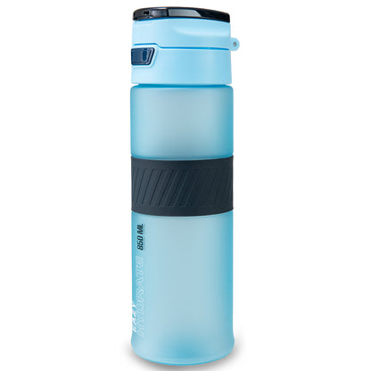 Eazy Kids Tritan Water Bottle 850ml with Spout Lid & Handle - Ice Blue Blast