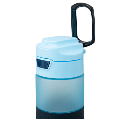 Eazy Kids Personalized Tritan Water Bottle 850ml with Spout Lid & Handle - Ice Blue Blast