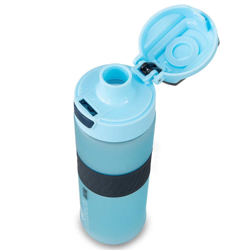 Eazy Kids Personalized Tritan Water Bottle 850ml with Spout Lid & Handle - Ice Blue Blast