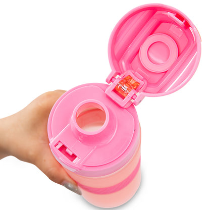 Eazy Kids Tritan Water Bottle 850ml with Spout Lid & Handle - Candy Coral