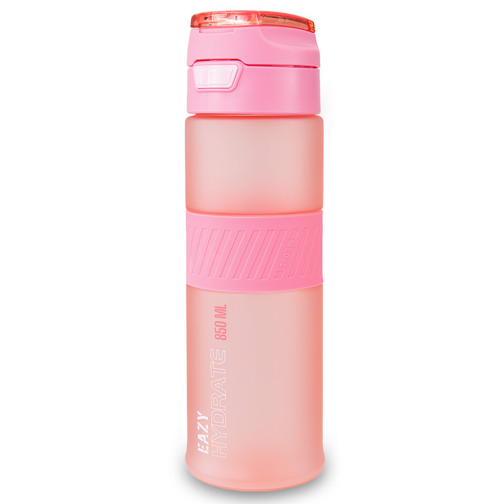 Eazy Kids Tritan Water Bottle 850ml with Spout Lid & Handle - Candy Coral