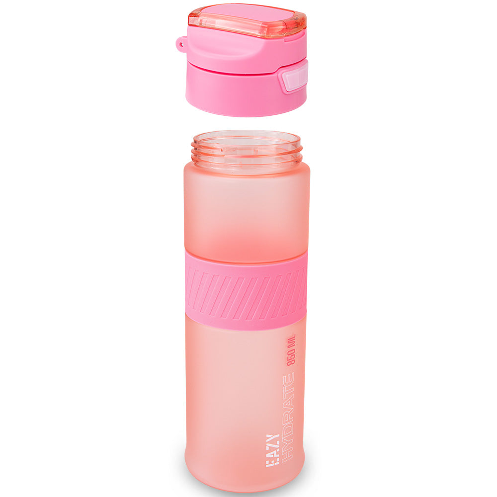 Eazy Kids Tritan Water Bottle 850ml with Spout Lid & Handle - Candy Coral
