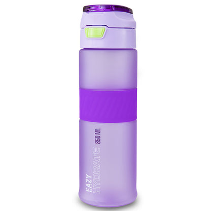 Eazy Kids Tritan Water Bottle 850ml with Spout Lid & Handle - Lavender Pulse
