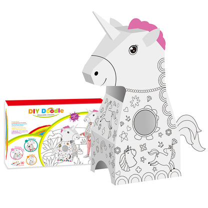 EAZY KIDS - Doodle Art & Craft Coloring Wearable Unicorn