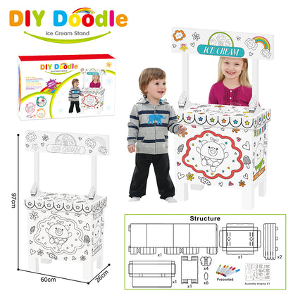 EAZY KIDS - Doodle Art and Craft Coloring Ice Cream Shop