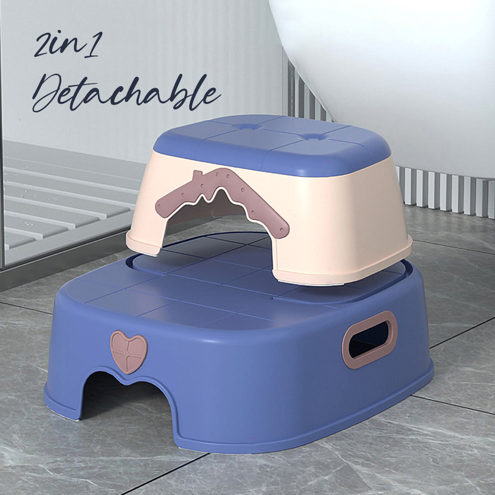 EAZY KIDS 2 - in - 1 Step Stool - Blue