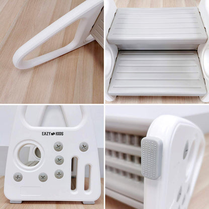 EAZY KIDS 2 Step Stool - Grey