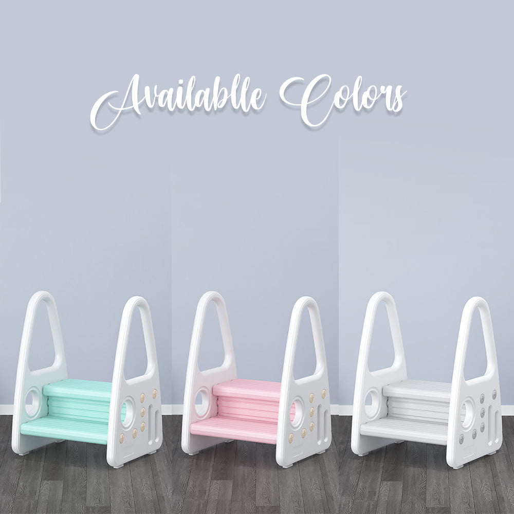 EAZY KIDS 2 Step Stool - Grey