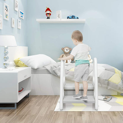 EAZY KIDS 2 Step Stool - Grey