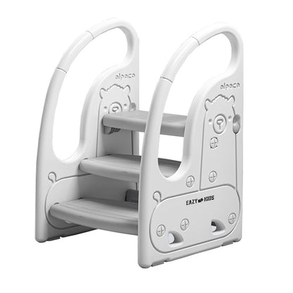 EAZY KIDS 3 Step Stool - Grey