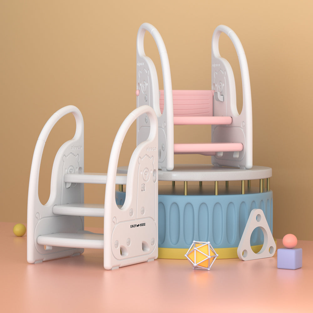 EAZY KIDS 3 Step Stool - Grey