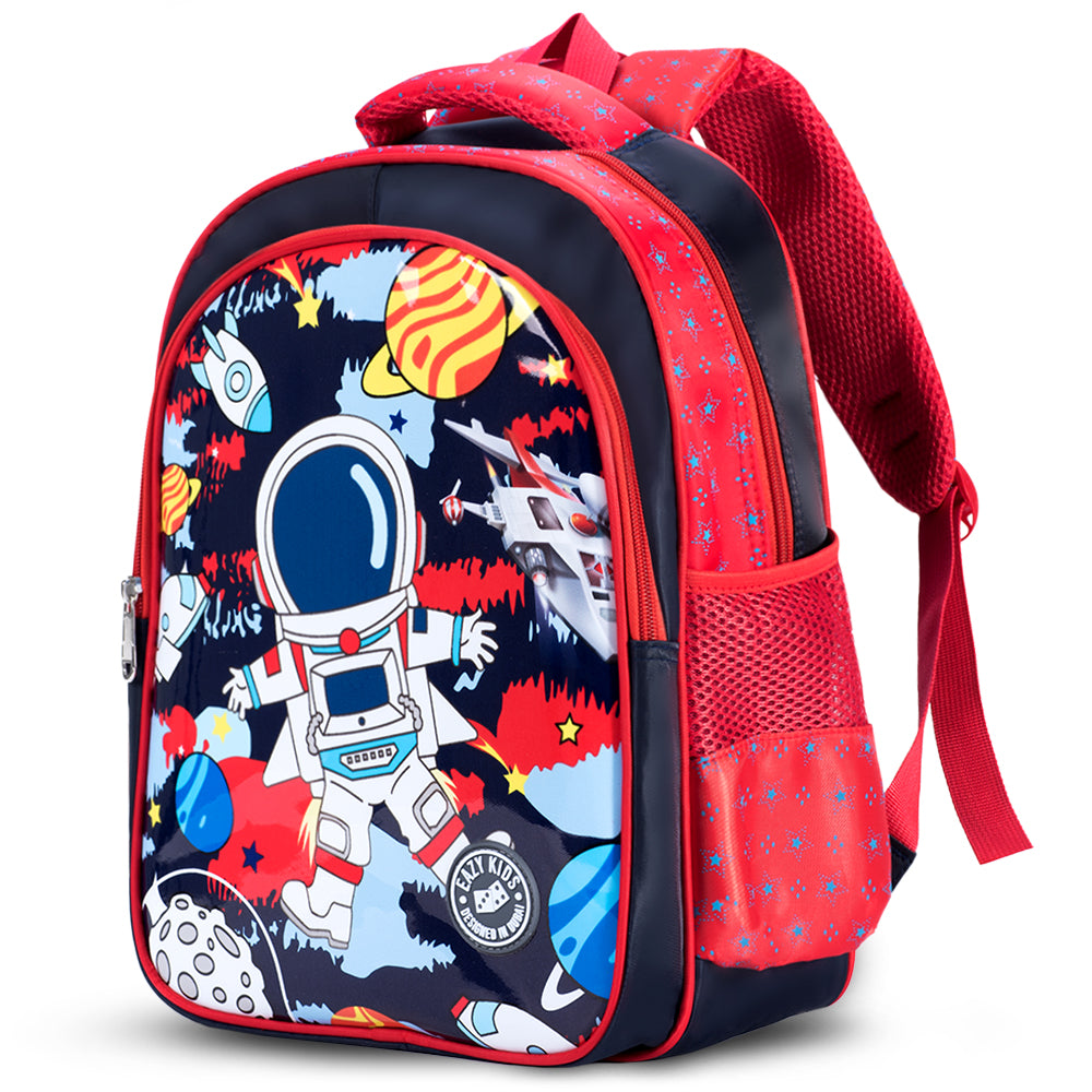 EAZY KIDS Astronaut School Bag - Red