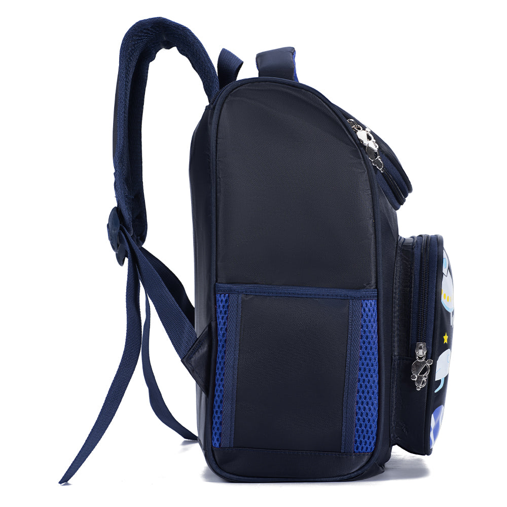 EAZY KIDS Astronaut School bag - Blue