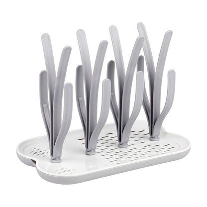 EAZY KIDS Baby Bottle Drying Rack 16 peg - Grey