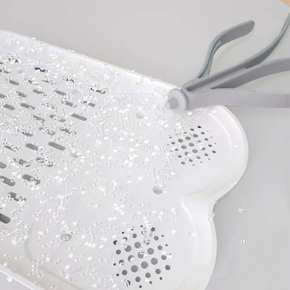 EAZY KIDS Baby Bottle Drying Rack 16 peg - Grey