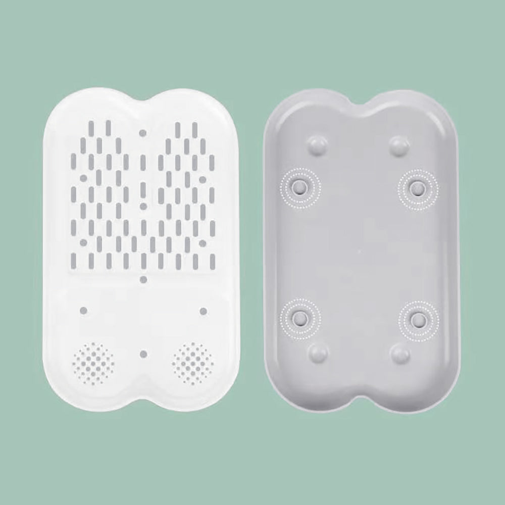 EAZY KIDS Baby Bottle Drying Rack 16 peg - Grey