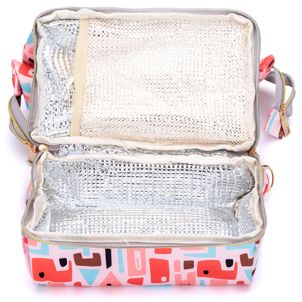 EAZY KIDS Bento Vibes Lunch Bag - Pink