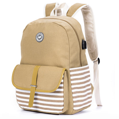 EAZY KIDS Classic School Bag - Ivory
